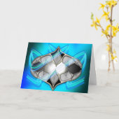 Pearl dans la carte de voeux (Fleur jaune)