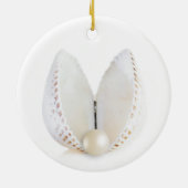 Pearl en seashell keramisch ornament (Achterkant)