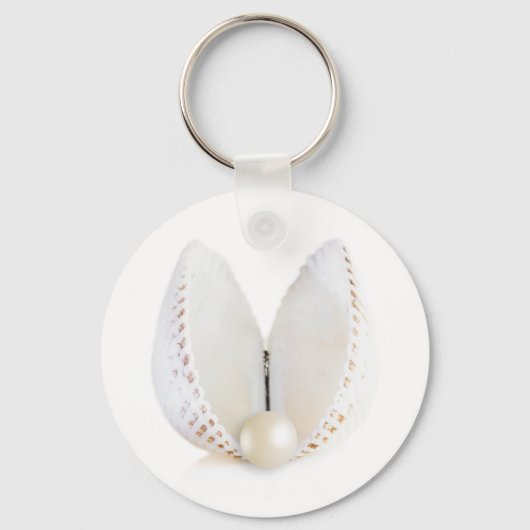 Pearl en seashell sleutelhanger (Voorkant)