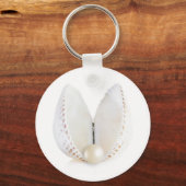 Pearl en seashell sleutelhanger (Voorkant)