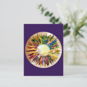 Pearl Feuille Anniversaire Artiste Carte postale (Debout devant)