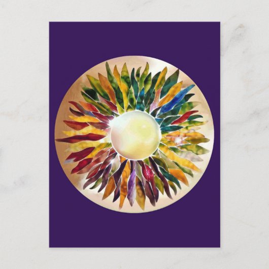 Pearl Feuille Anniversaire Artiste Carte postale (Devant)