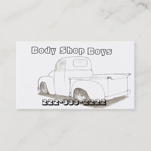 Pearl Finish Visitekaartjes Automotive (Voorkant)