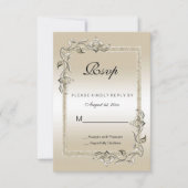 Pearl Gem & Glitter 30th Wedding Jubileum RSVP (Voorkant)