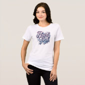 Pearl Girl Tri-Blend Shirt (Voorkant volledig)