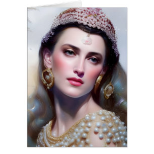 Pearl Goddess Toutes les occasions Carte de voeux
