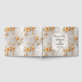 Pearl Gold Rozen Bruiloft Gastenboek (Volledig)