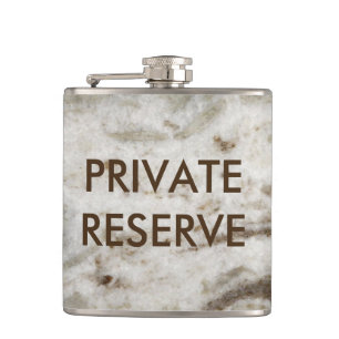 Pearl Granite Flask met particuliere reserve Heupfles