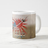 Pearl Habor 7 december 1941 Giant Coffee Mok (Voorkant rechts)