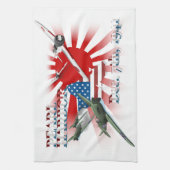 Pearl Habor 7 december 1941 Kitchen Towel Theedoek (Verticaal)