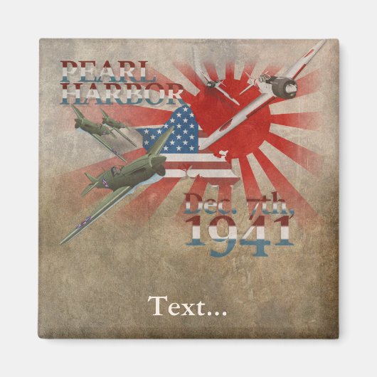 Pearl Habor 7 décembre 1941 Magnet (Devant)