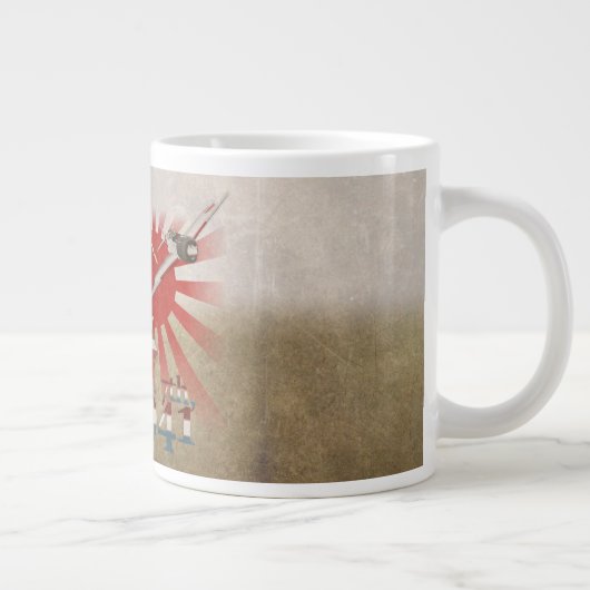 Pearl Habor 7 décembre 1941 Mug de café géant (Droite)