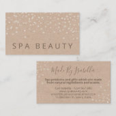 Pearl Handmade Spa Bath Soak Soap Body Butter Visitekaartje (Voorkant / Achterkant)