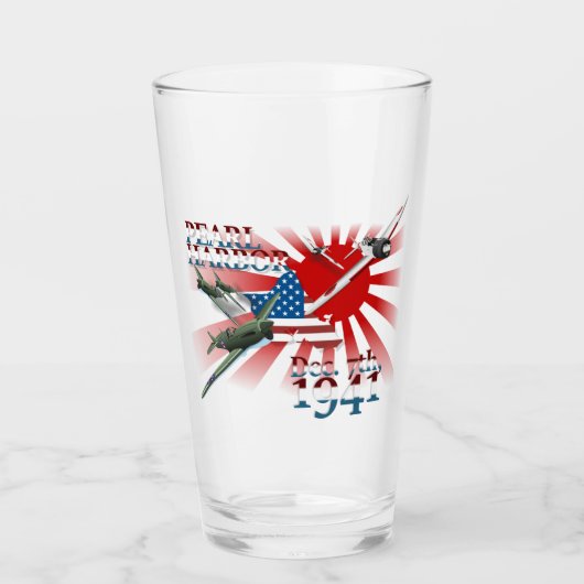 Pearl Harbor 7 december 1941 Glas (Voorkant)