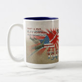 Pearl Harbor 7 décembre 1941 Mug Café Deux Tons (Gauche)