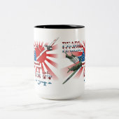 Pearl Harbor 7 décembre 1941 Mug Café Deux Tons (Centre)