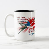 Pearl Harbor 7 décembre 1941 Mug Café Deux Tons (Gauche)