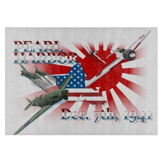 Pearl Harbor 7 décembre 1941 Planche à découper (Devant)