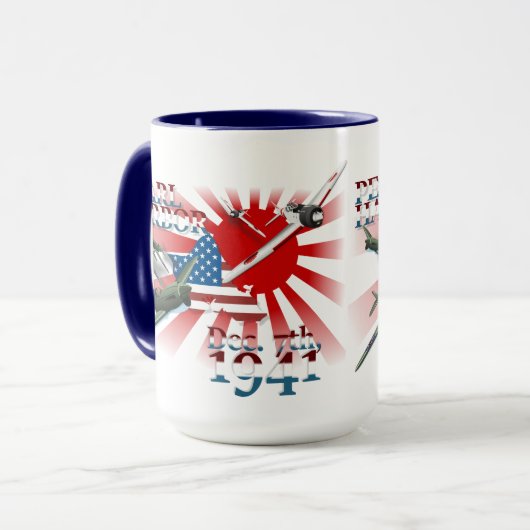 Pearl Harbor 7 décembre 1941 Tasse (Devant gauche)