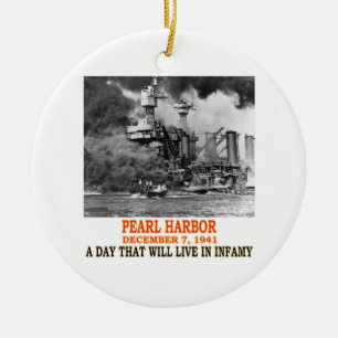 PEARL HARBOR KERAMISCH ORNAMENT