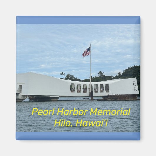 Pearl Harbor Memorial Magnet Magneet (Voorkant)