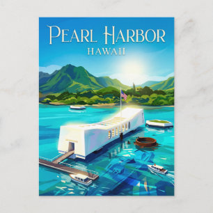 Pearl Harbor National Memorial Hawaï Briefkaart
