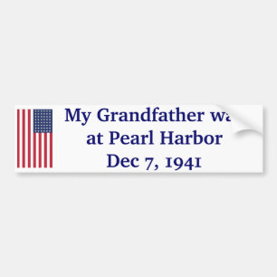 Pearl Harbour - 1941 Bumpersticker