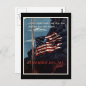 Pearl Harbour Briefkaart (Voorkant / Achterkant)