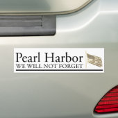 Pearl Harbour Bumpersticker (Op auto)