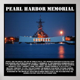 Pearl Harbour Memorial Print