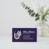 Pearl Healing Hands Energy Spiral Appointment Visitekaartje (Staand voorkant)