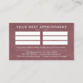 Pearl Healing Hands Energy Spiral Appointment Visitekaartje (Achterkant)