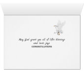 Pearl Heart op bruiloft nodigt (Binenzijde Horizontaal (Onderkant))