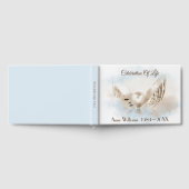 Pearl In Seashell Memorial Service Livre d'invités (Complet)