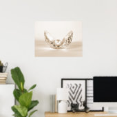 Pearl in Seashell Poster (Thuiskantoor)