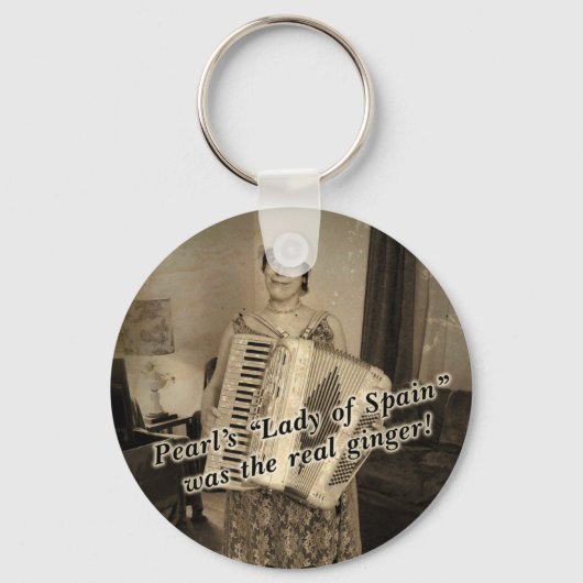 Pearl is de echte gember sleutelhanger (Voorkant)