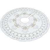 Pearl kerstengel uit Joy Circle Custom Kerstboom Rok (Gekanteld)