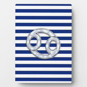 Pearl like Cancer Zodiac Sign on Digital Camo Fotoplaat