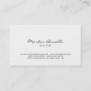 Pearl Modern Chic Carte de visite tendance