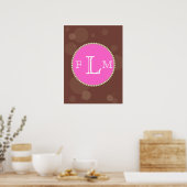 Pearl Monogram Poster (Keuken)