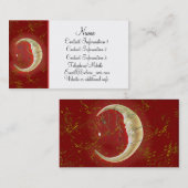 Pearl Moon Red Visitekaartje (Voorkant / Achterkant)
