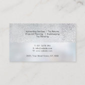 Pearl Numbers Pattern - Accountant Visitekaartje (Achterkant)