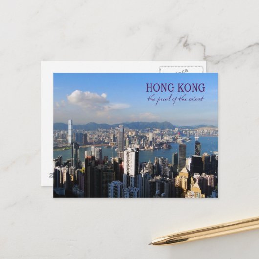 Pearl of the Orient Travel Post Kaart (Voorkant / Achterkant in situ)