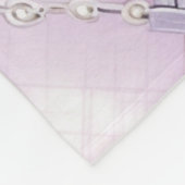 Pearl Paarse Pink Fleece Deken (Hoek)