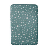 Pearl Pattern on Transformative Teal Background Badmat (Voorkant Verticaal)