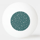 Pearl Pattern on Transformative Teal Background Pingpongballen (Voorkant)