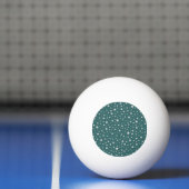 Pearl Pattern on Transformative Teal Background Pingpongballen (Net)