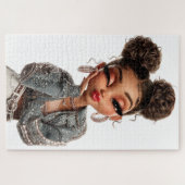 Pearl Pout Glam Girl Puzzle (Horizontal)