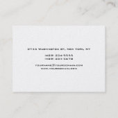 Pearl Red Unique Chubby Manager Visitekaartje (Achterkant)