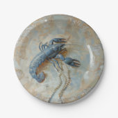 Pearl - ronde papieren Borden Papieren Bordje (Voorkant)